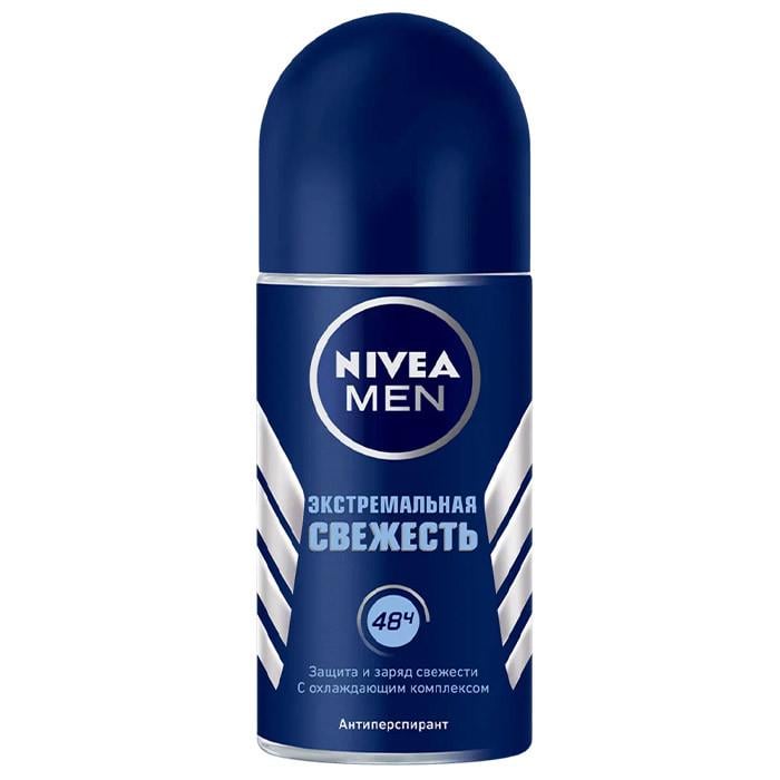 Дезодорант-антиперспірант кульковий Nivea Deo cool для чоловіків Екстремальна свіжість 50 мл (1645524501)