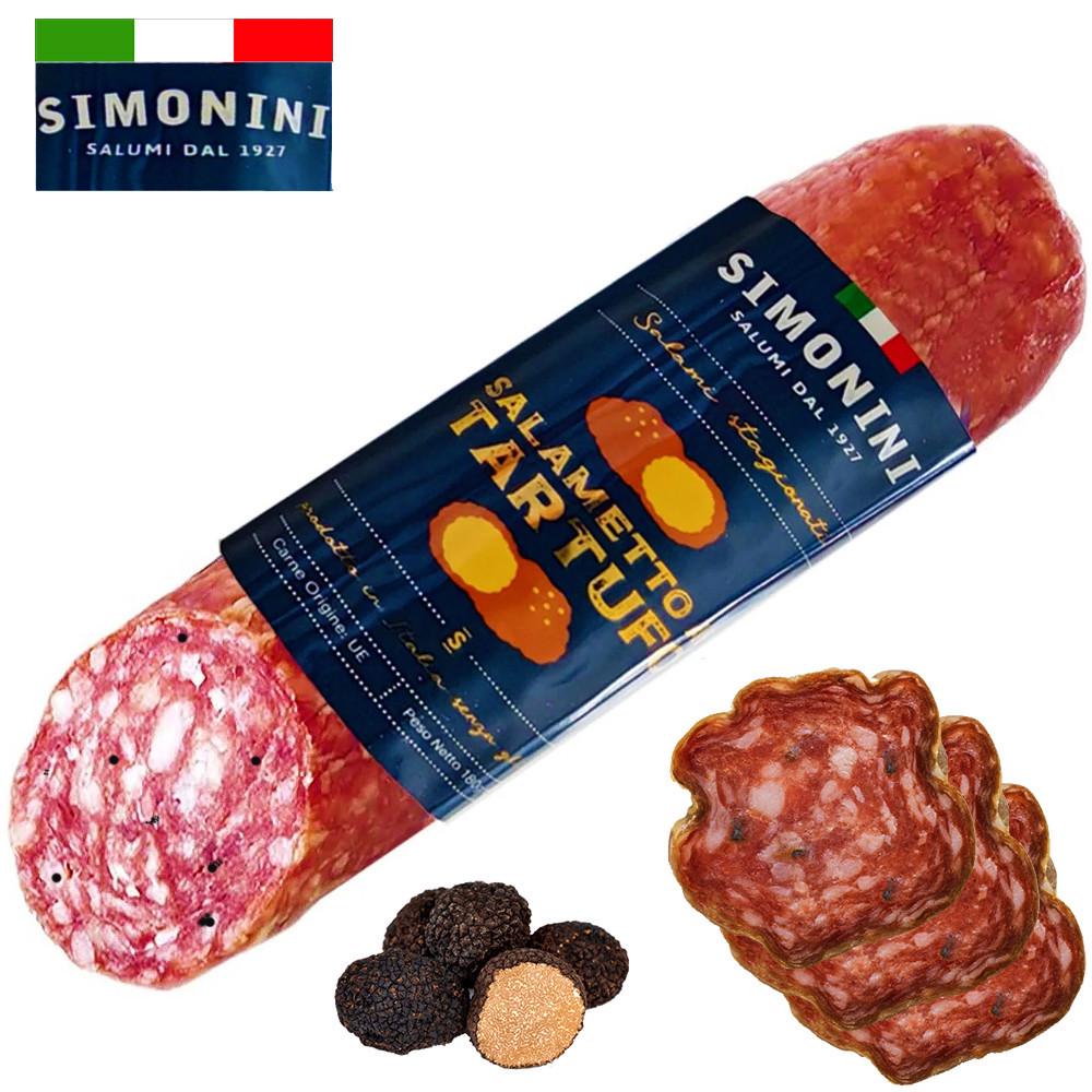 Ковбаса салямі з чорним трюфелем Simonini Salametto al Tartufo 180 г (2409773402) - фото 4 Ковбаса салямі з чорним трюфелем Simonini Salametto al Tartufo 180 г (2409773402) - фото 4