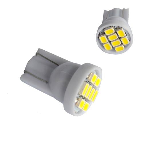 2x LED T10 W5W лампа в автомобіль, 8 SMD 3020