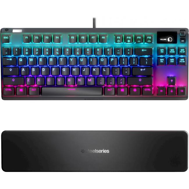 Клавиатура механическая SteelSeries Apex 7 TKL с RGВ-подсветкой проводная USB Черный (64646) - фото 3