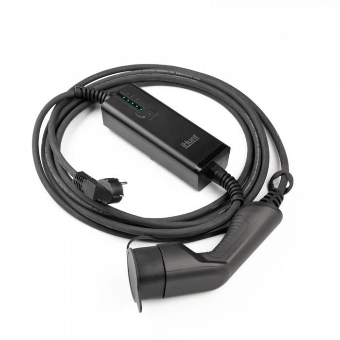 Зарядная станция портативная для электромобилей iHunt EV Portable Charger BN20 3,6 кВт/AC/Type 2/LED-индикатор/IP54/кабель 5 м (02869)