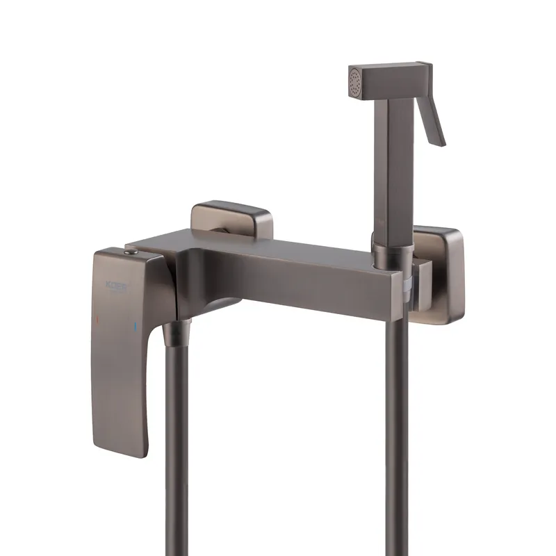 Смеситель для гигиенического душа KOER KB-24037-07 Графит (KR6006)