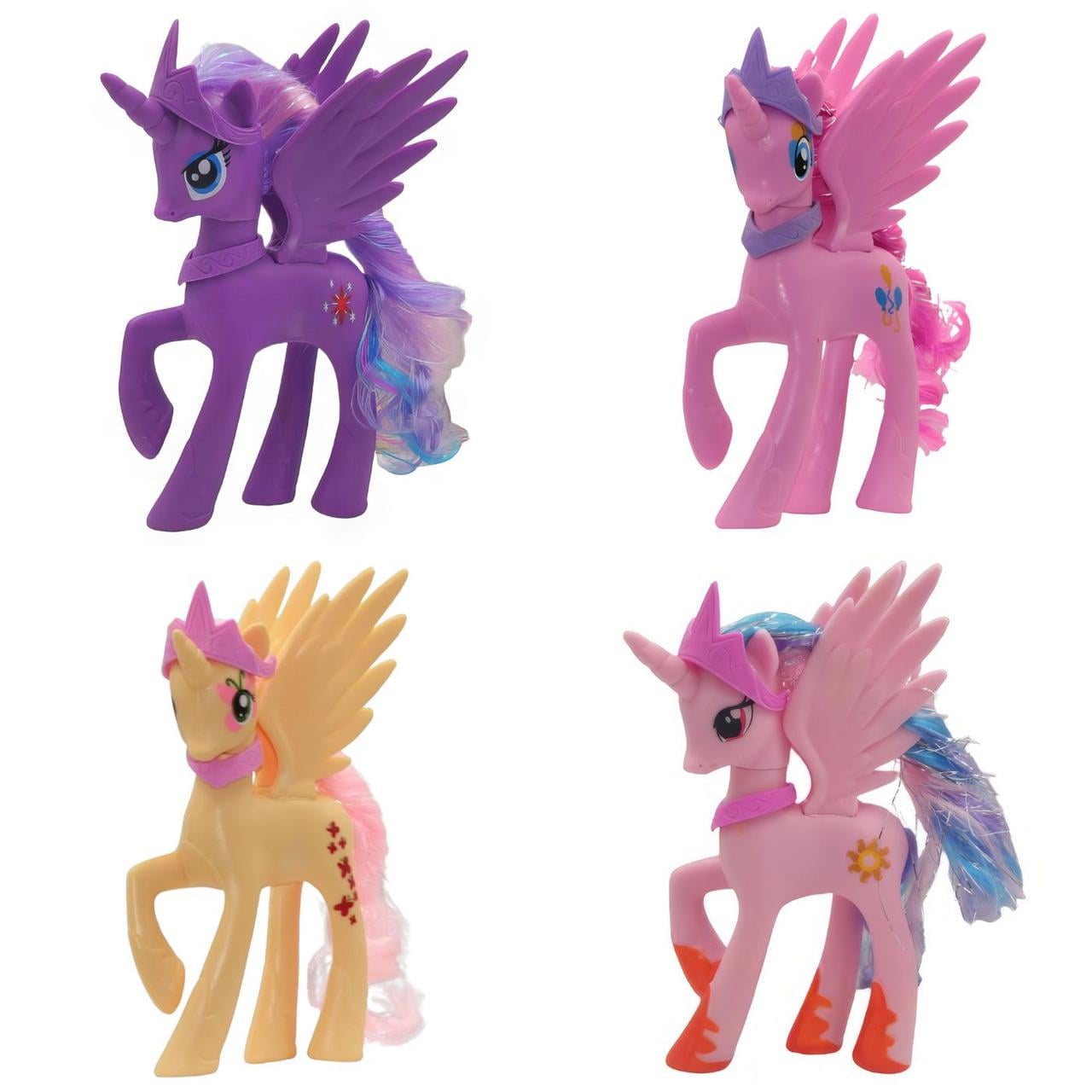 Іграшки My Little Pony Селестія/Іскорка/Каденс/ФЛаттершай 14 см