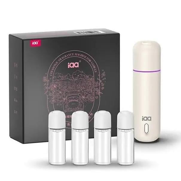 Ароматизатор для авто IAA автоматичний на дефлектор з 4 флаконами ароматів White (vvw-6jj-n5o) Ароматизатор для авто IAA автоматичний на дефлектор з 4 флаконами ароматів White (vvw-6jj-n5o)