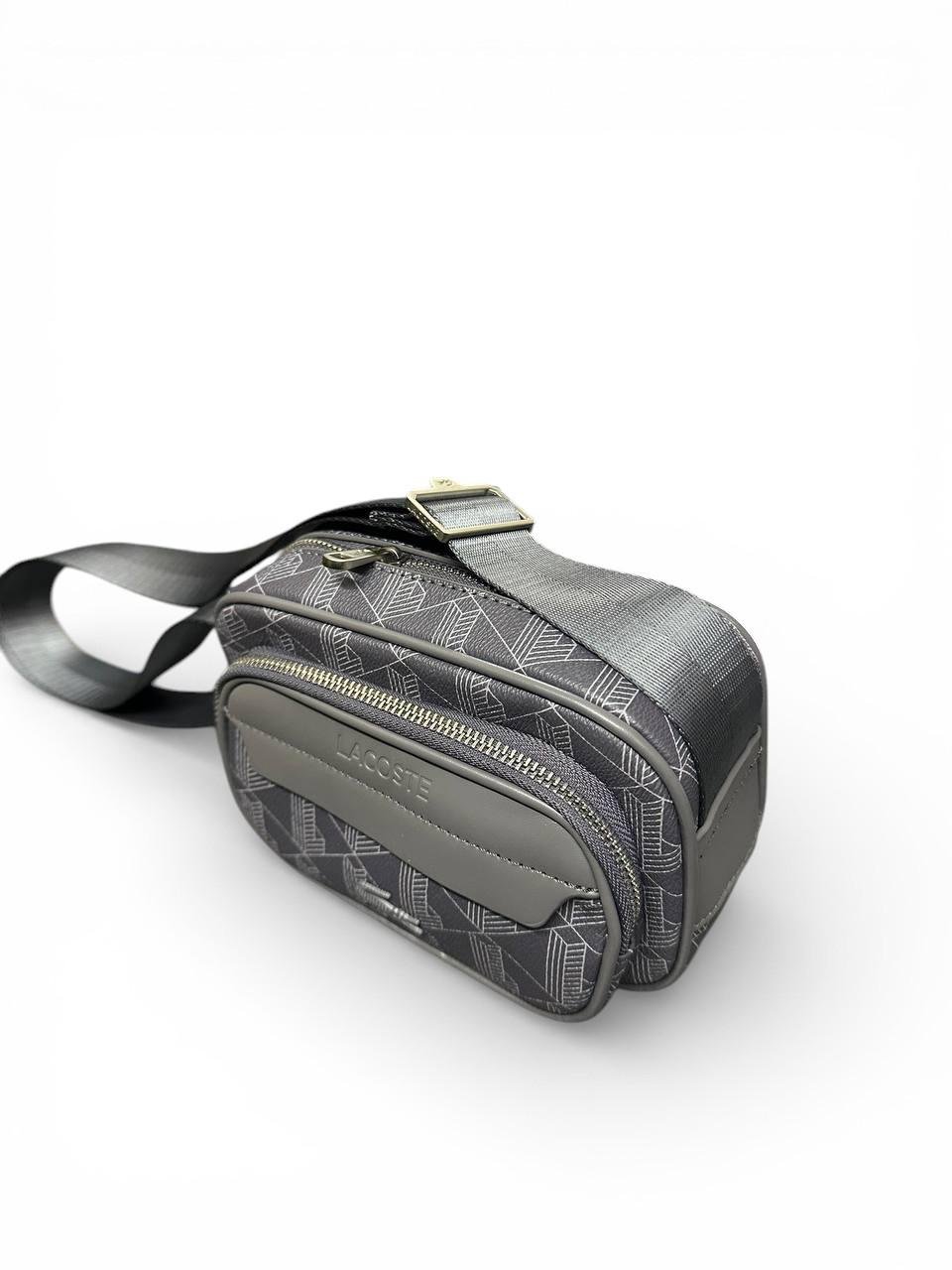 Сумка унисекс Lacoste Reporter Bag Серый (LAC-003-GRYY)