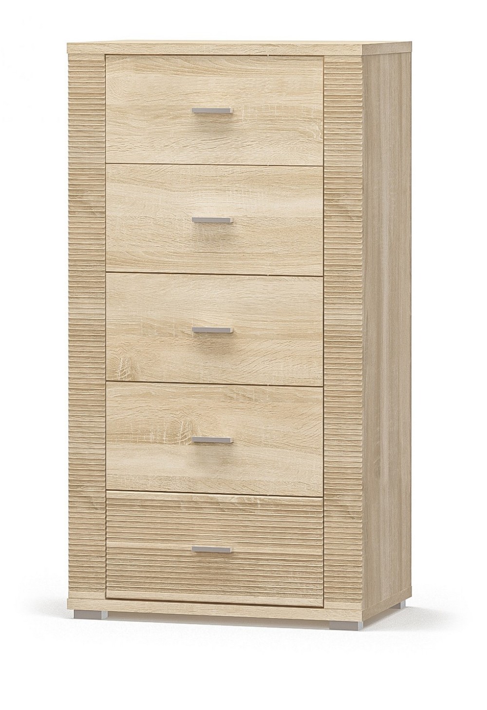 Комод Меблі-Сервіс Гресс 5Ш Дуб самоа (13561)