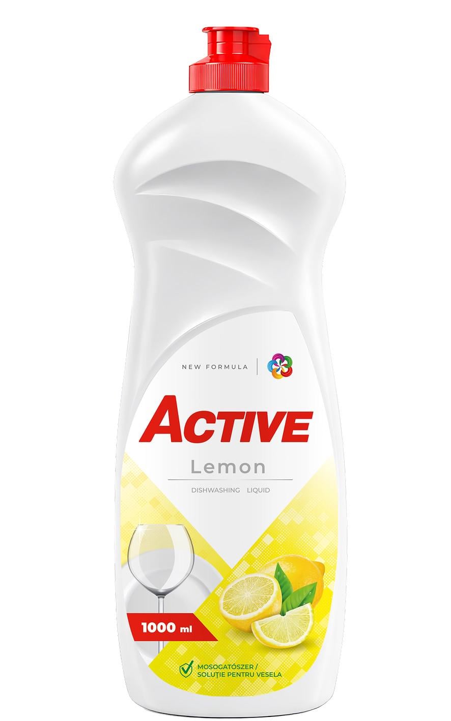 Гель для мытья посуды Active Лимон 1 л (hx-47153)