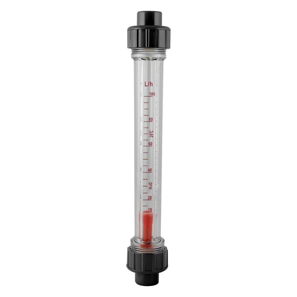 Ротаметр довгий Raifil LZS-15 10-100 L/H 1/2" клейове з'єднання (66778802702)