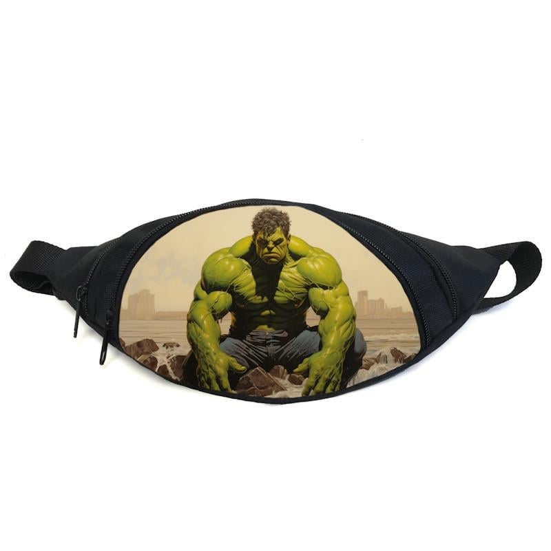 Поясная сумка-бананка Cappuccino Toys Халк Марвел GB-Hulk 05 Черный (2399980106) Поясная сумка-бананка Cappuccino Toys Халк Марвел GB-Hulk 05 Черный (2399980106)