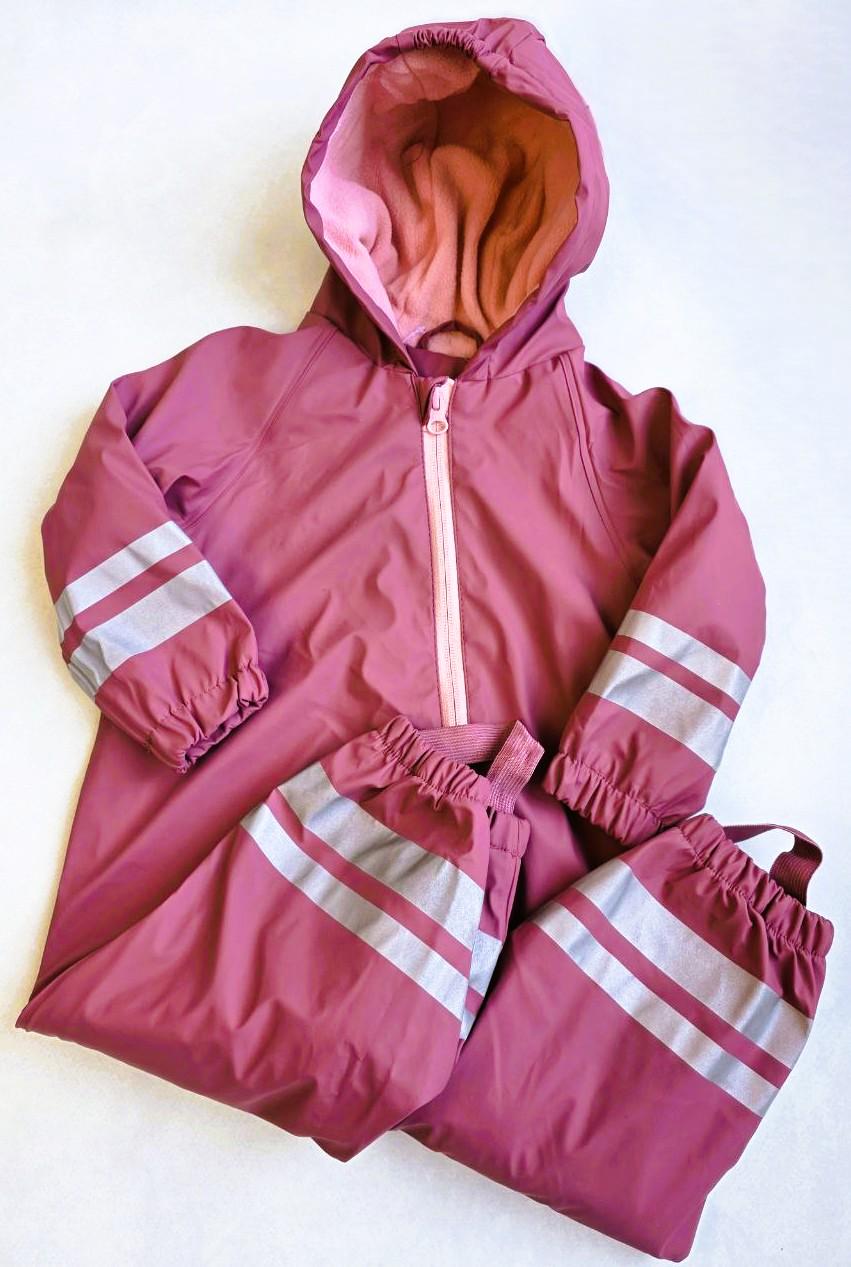 Дождевик-комбинезон детский на флисе Kuniboo грязезащитный 98-104 см (392887)