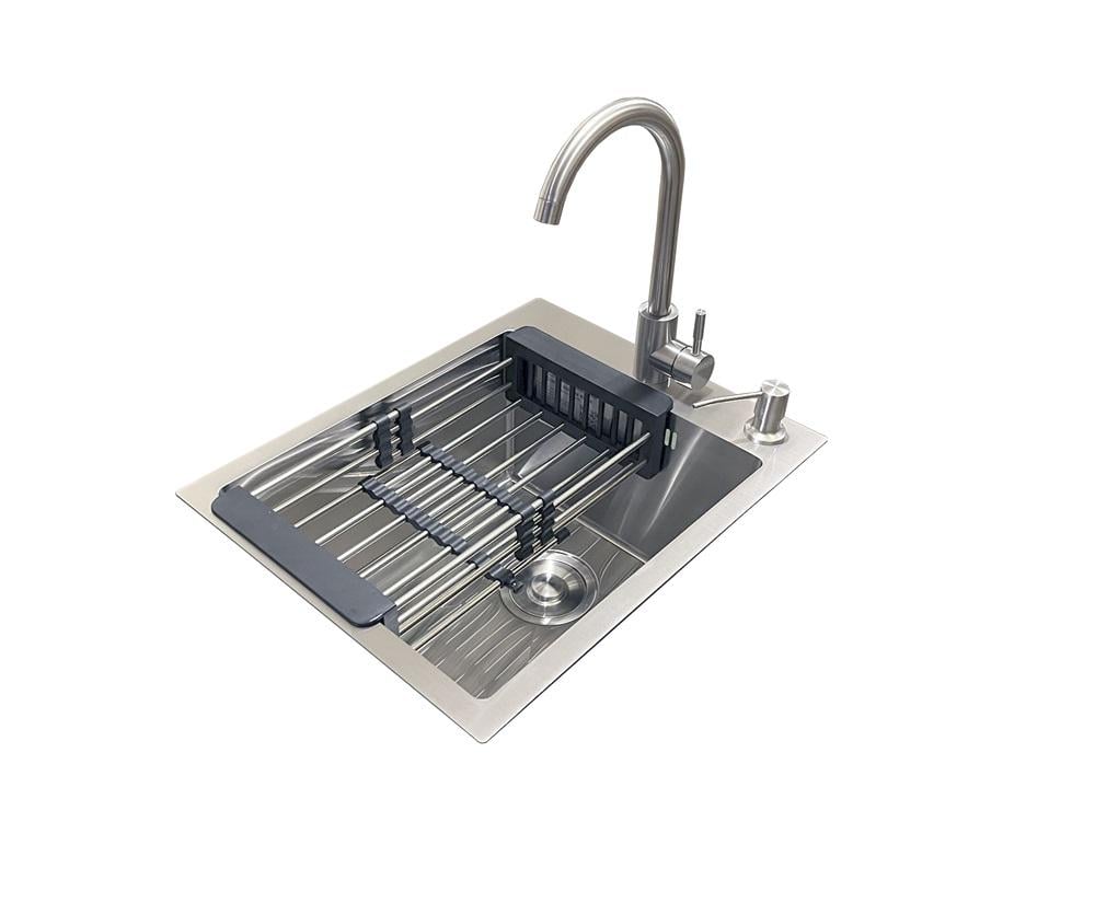 Мийка для кухні Romzha Arta U-350S A зі змішувачем та дозатором (RO41119)