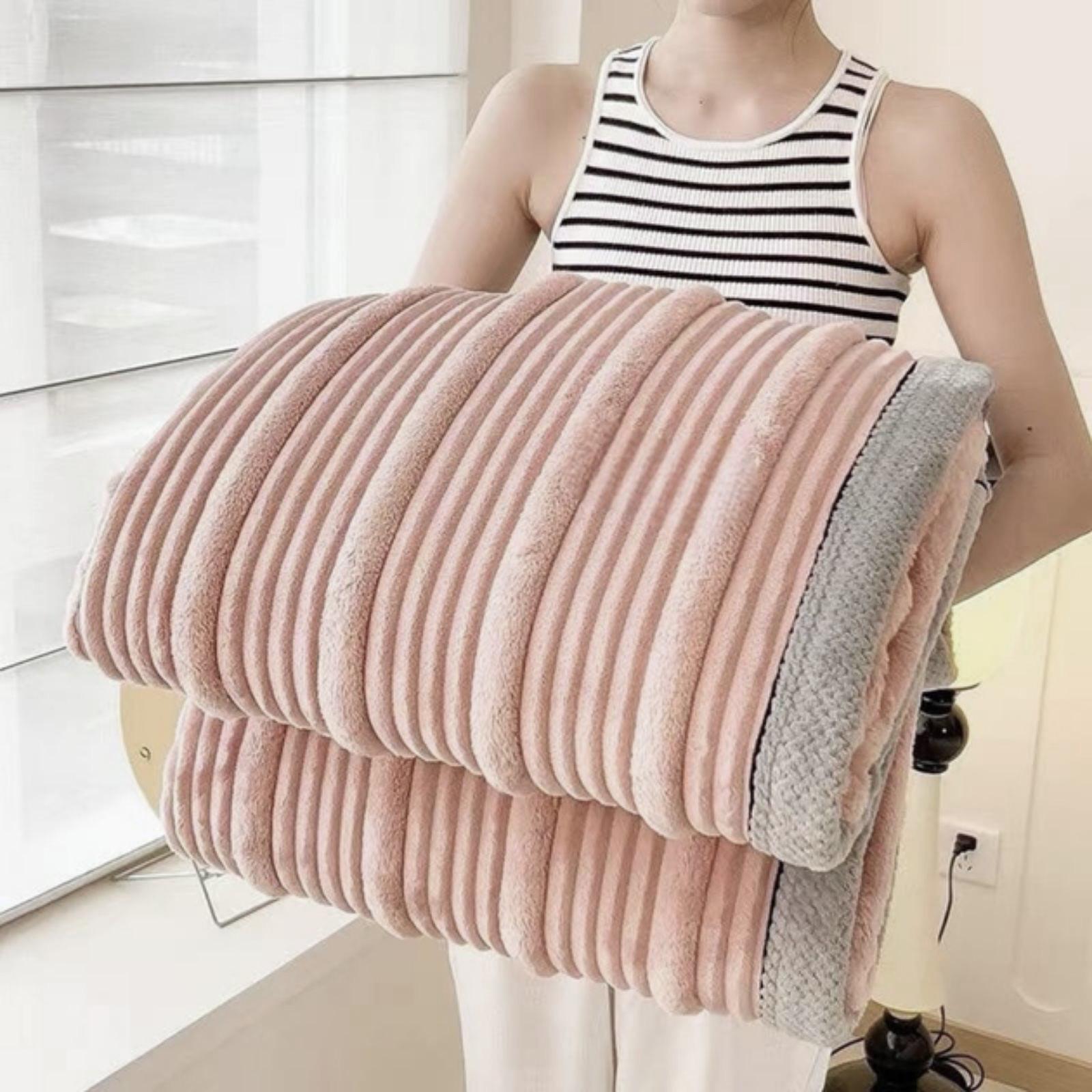 Плед-покривало з мікрофібри Koloco 150x200 см Рожевий (16-368-3) - фото 1