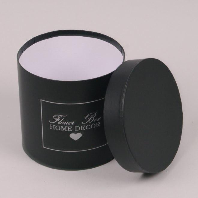 Комплект коробок для цветов Flora 2 шт. Черный (39913) - фото 2