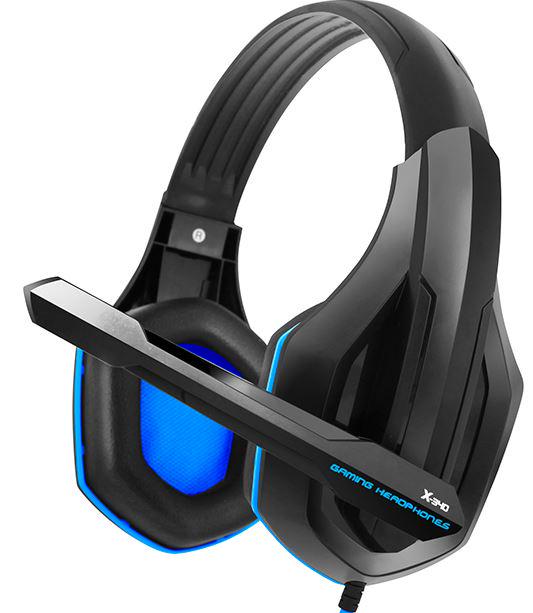 Гарнітура Gemix X-340 Чорно-синій (233780) - фото 2