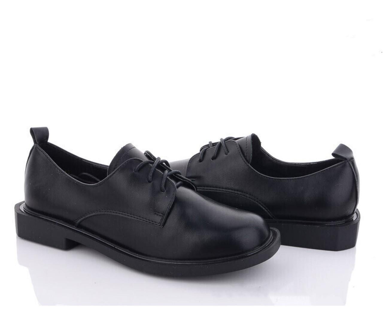 Лоферы женские Loretta Z148114 р. 40 Черный