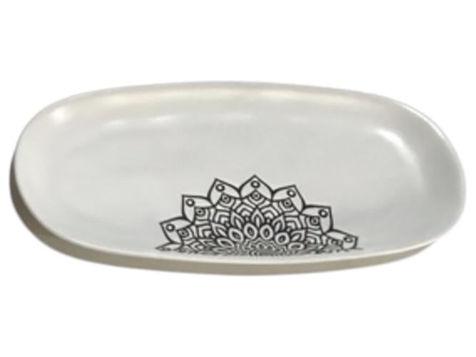 Блюдо Limited Edition Kora 25,5 см Белый (MLM-JH8352-2)