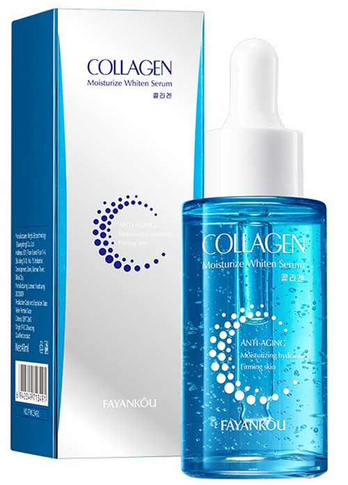 Сыворотка для лица осветительная антивозрастная с коллагеном FAYANKOU COLLAGEN Moisturize Whiten Serum 40 мл (0202045)