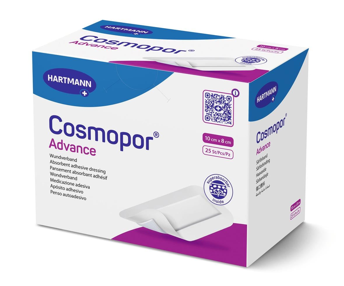 Повязка пластырная стерильная Cosmopor advance 10x8 см 1 шт.