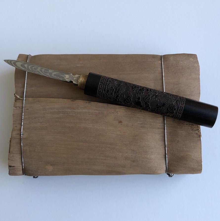 Чай Китайський чорний Шу Пуер Брикет у пальмовому Листі 2009 року 250 г