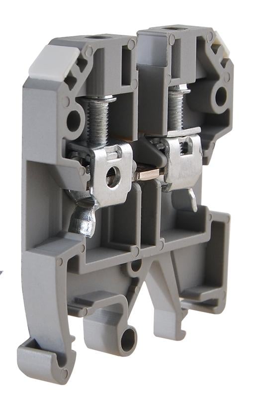 Клемма винтовая наборная АСКО-Укрем JXB 4/35 32А 4 мм2 х 40х6х46 мм Серый (A0130010002) - фото 3
