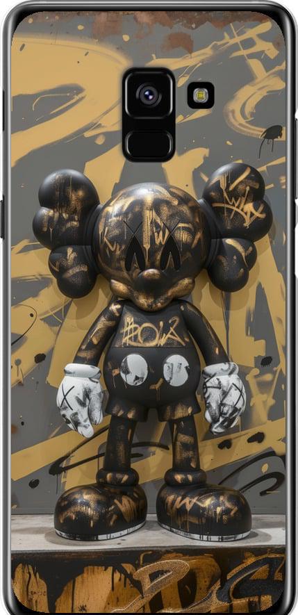 Чехол на Samsung Galaxy A8 Plus 2018 A730F Bronze kaws (6097t-1345-42517)