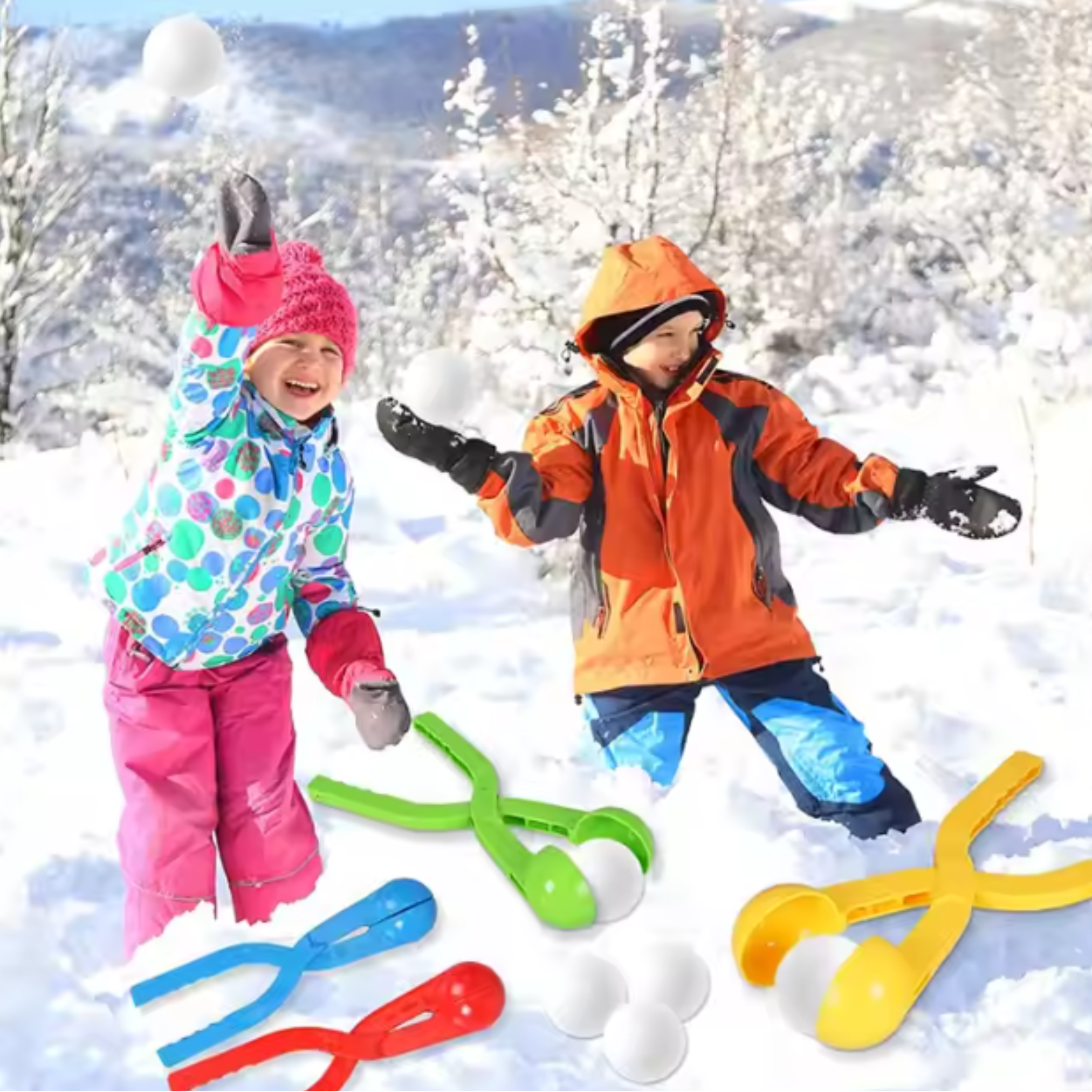 Форма для лепки снеговых шаров из снега (SNGMCH-RED-0611) - фото 2