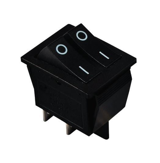 Переключатель TechnoSystems KCD2-2101 B/B Black (1554871053)