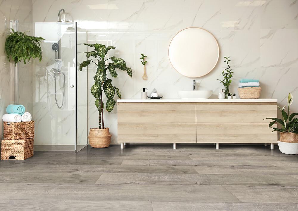 Пол виниловый Kronostep SPC 32 класс 4 мм Дуб Мунлайт