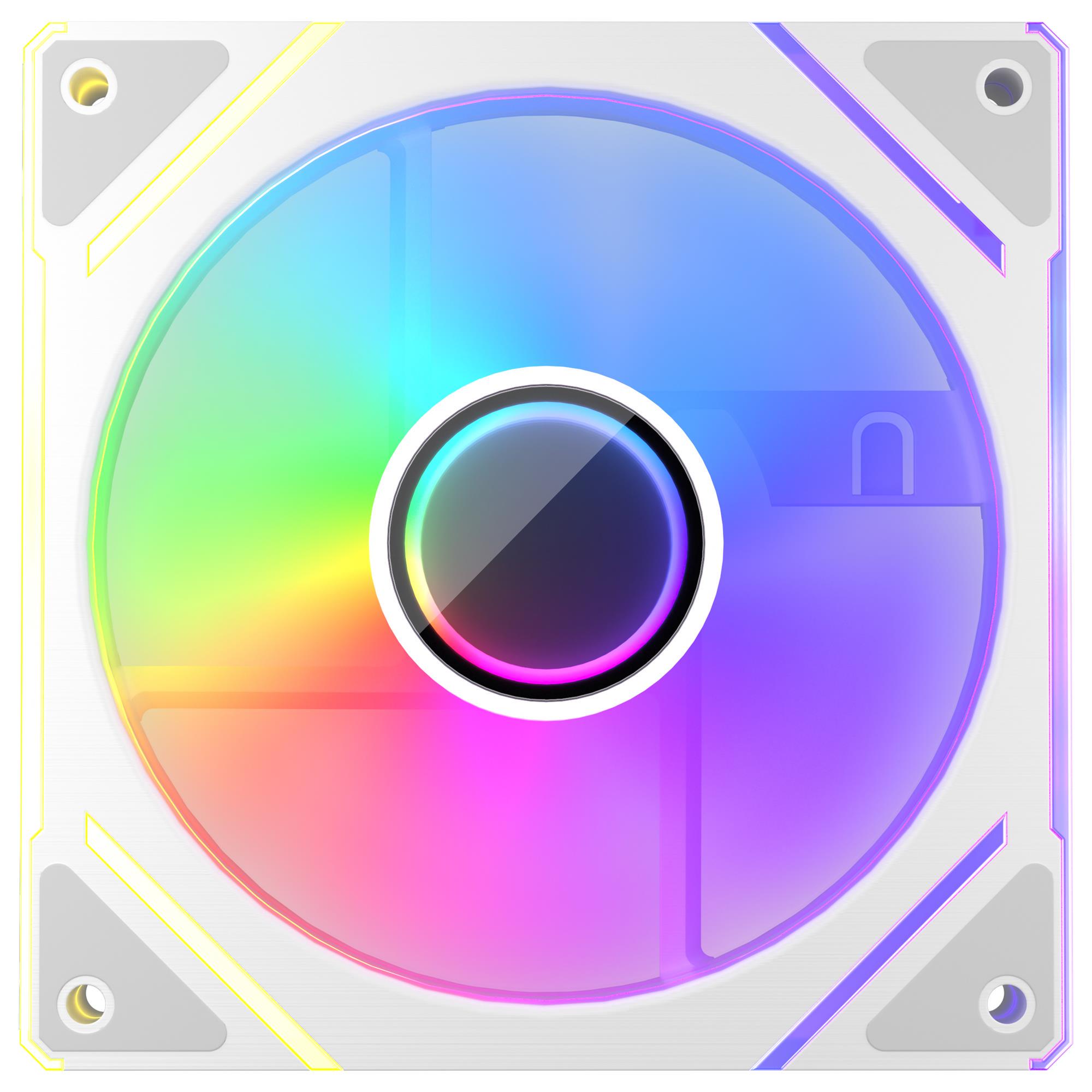 Вентилятор корпусный 1stPlayer FC7 ARGB 120 мм White (FC7-WH-1IN1)