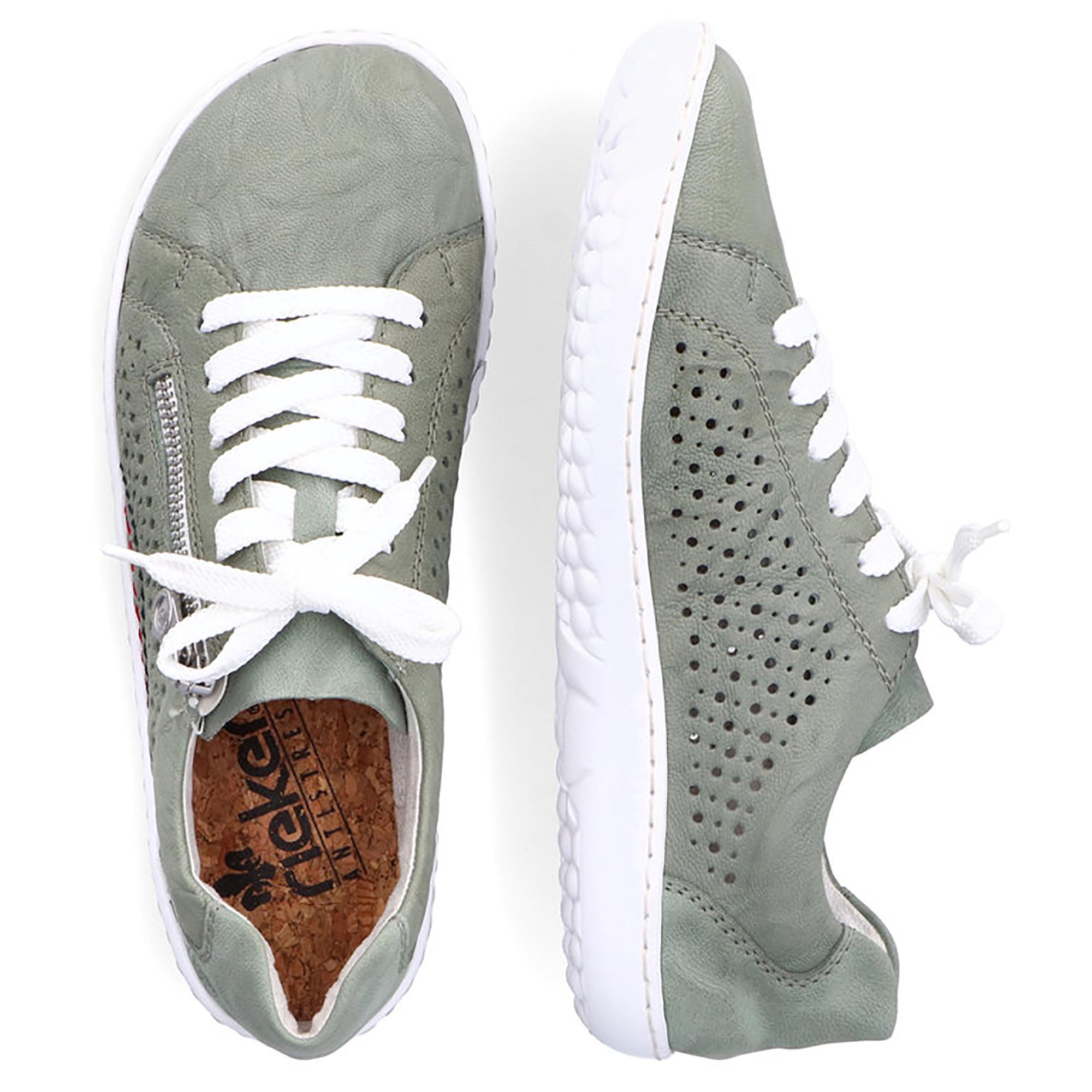 Кеди жіночі весняні RIEKER р. 39 Зелений (089340-39) - фото 2 Кеди жіночі весняні RIEKER р. 39 Зелений (089340-39) - фото 2