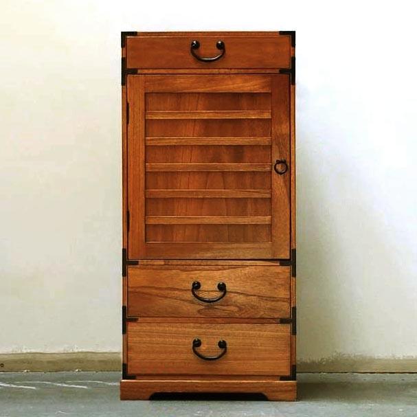 Комод тансу из дерева Файрес Охра (КТУ-005704)