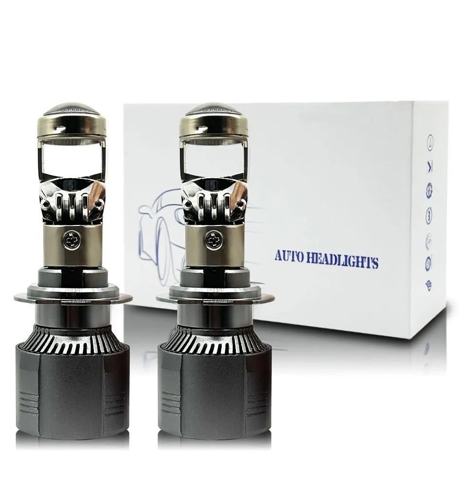 Лампы LED H7 mini с линзами 80 Вт 6000K 2 шт. (S60DH)