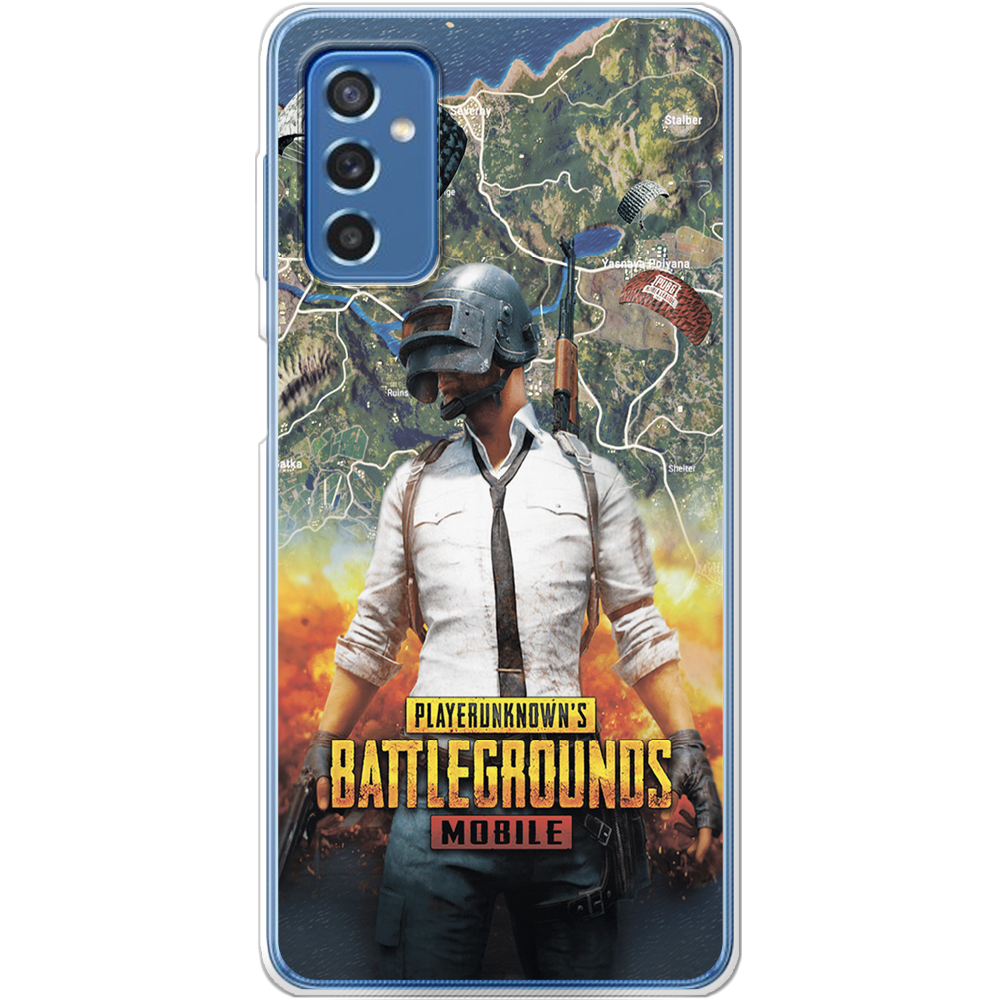 Чехол BoxFace Samsung Galaxy M52 (M526) PUBG Mobile Прозрачный силикон (43657-up2309-43657)