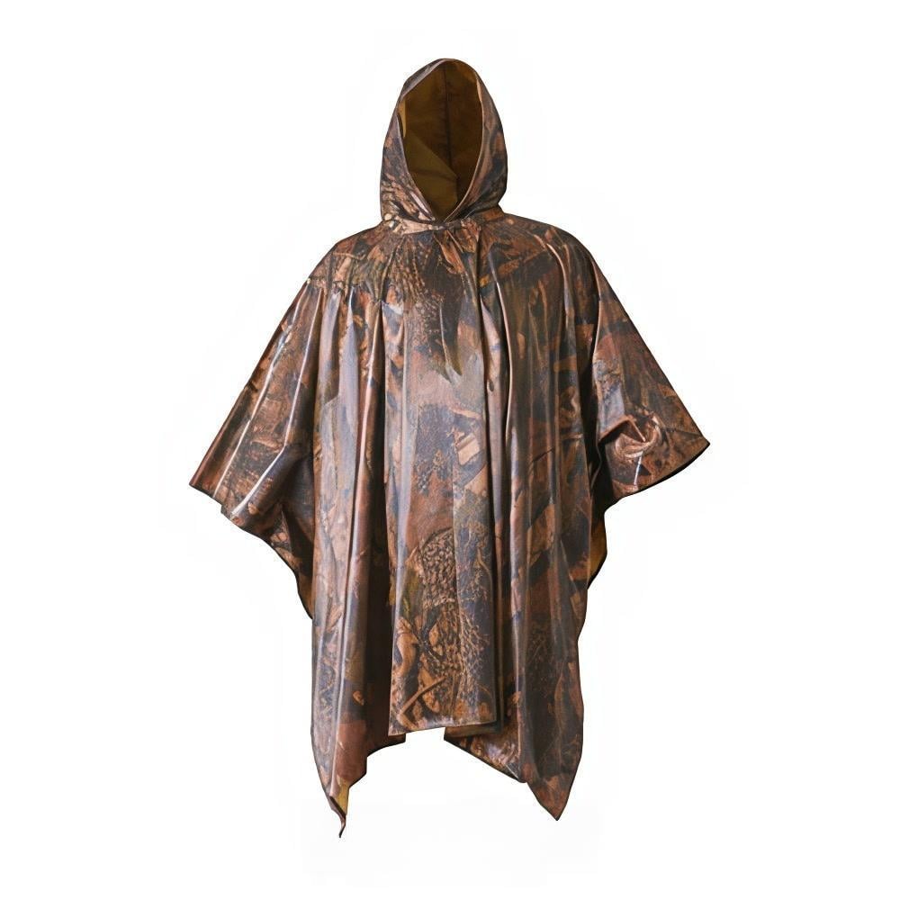 Дождевик пончо PVC с капюшоном камуфляж 100 см (29597390)