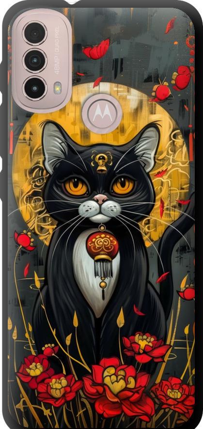 Чехол на Motorola E40 China Cat (6134b-2660-42517)