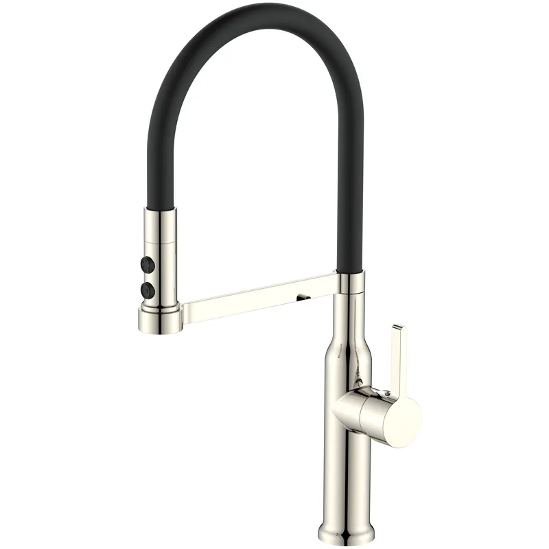 Смеситель для кухни MIXXUS Premium PULL 017 SS Refl Black (MI8279)