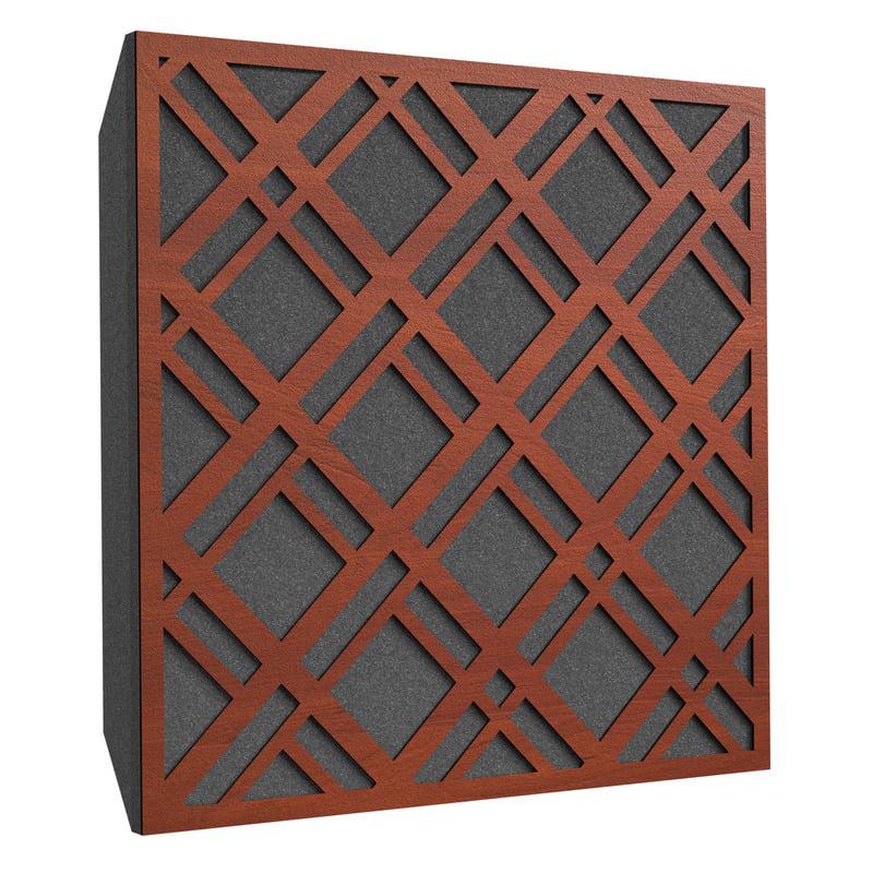 Акустическая панель Ecosound Grille Apple 50х50 см 73 мм Коричневый (1217)