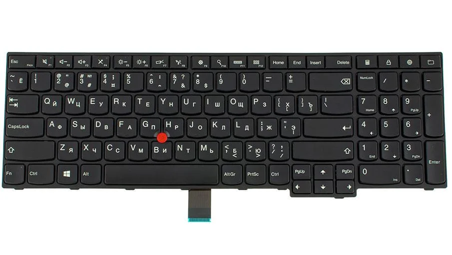 Клавиатура для ноутбука Lenovo ThinkPad E550 Черный (182585)