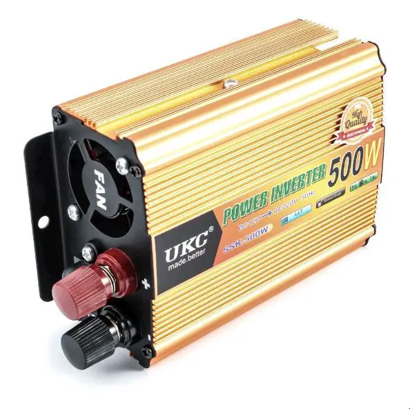 Інвертор автомобільний UKC 24-220 В 500W (12195350)