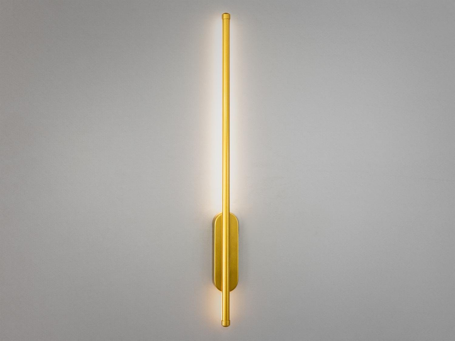 Бра настенная светодиодная Diasha 24W 100 см Золотой (7099/1000G)