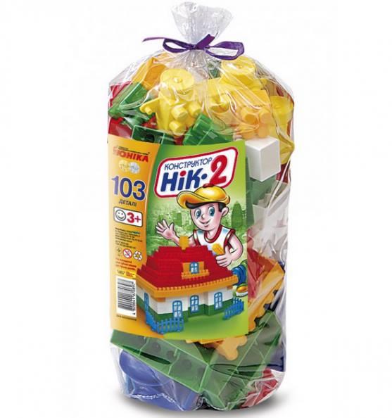 Конструктор дитячий НІК-2 70897 103 великі деталі (RLT6254)