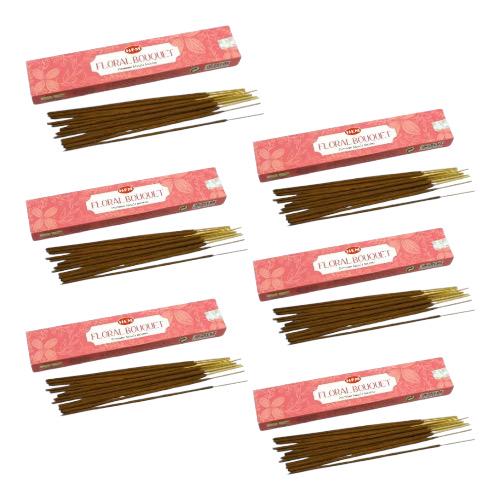 Комплект благовоний Hem Floral Bouquet Букет цветов Пыльцовое благовоние 4х15 г (31171-4)