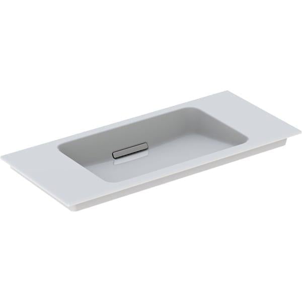 Умивальник накладний Geberit One 90 см White KeraTect/Chrome (500.395.01.1)