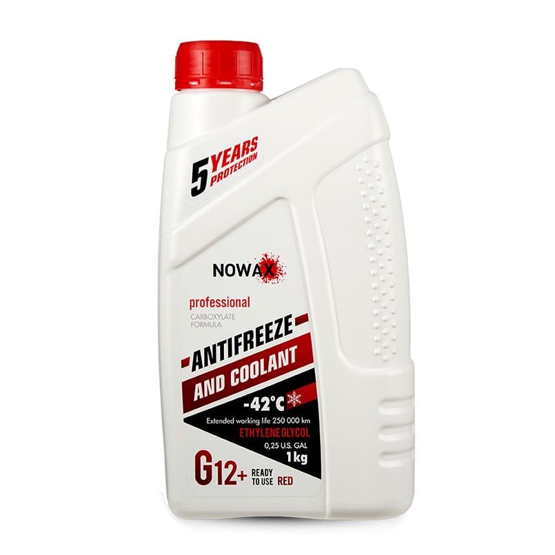 Антифриз NOWAX RED G12 (красный) 1кг