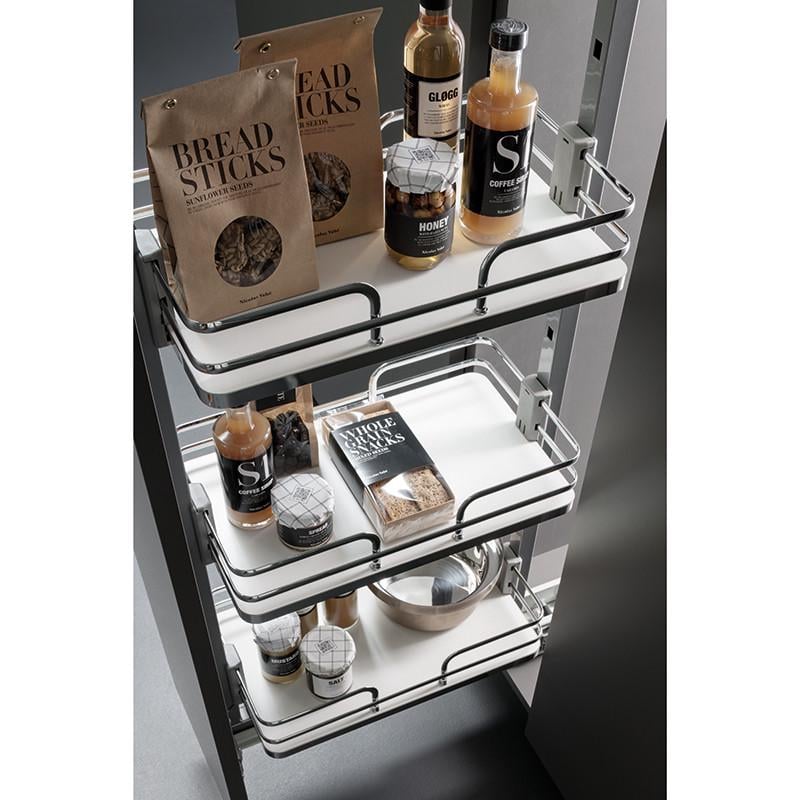 Корзина для колонны Vibo Galaxy 500 мм Белый/Хром (CC50ASOMB10ASC) - фото 2