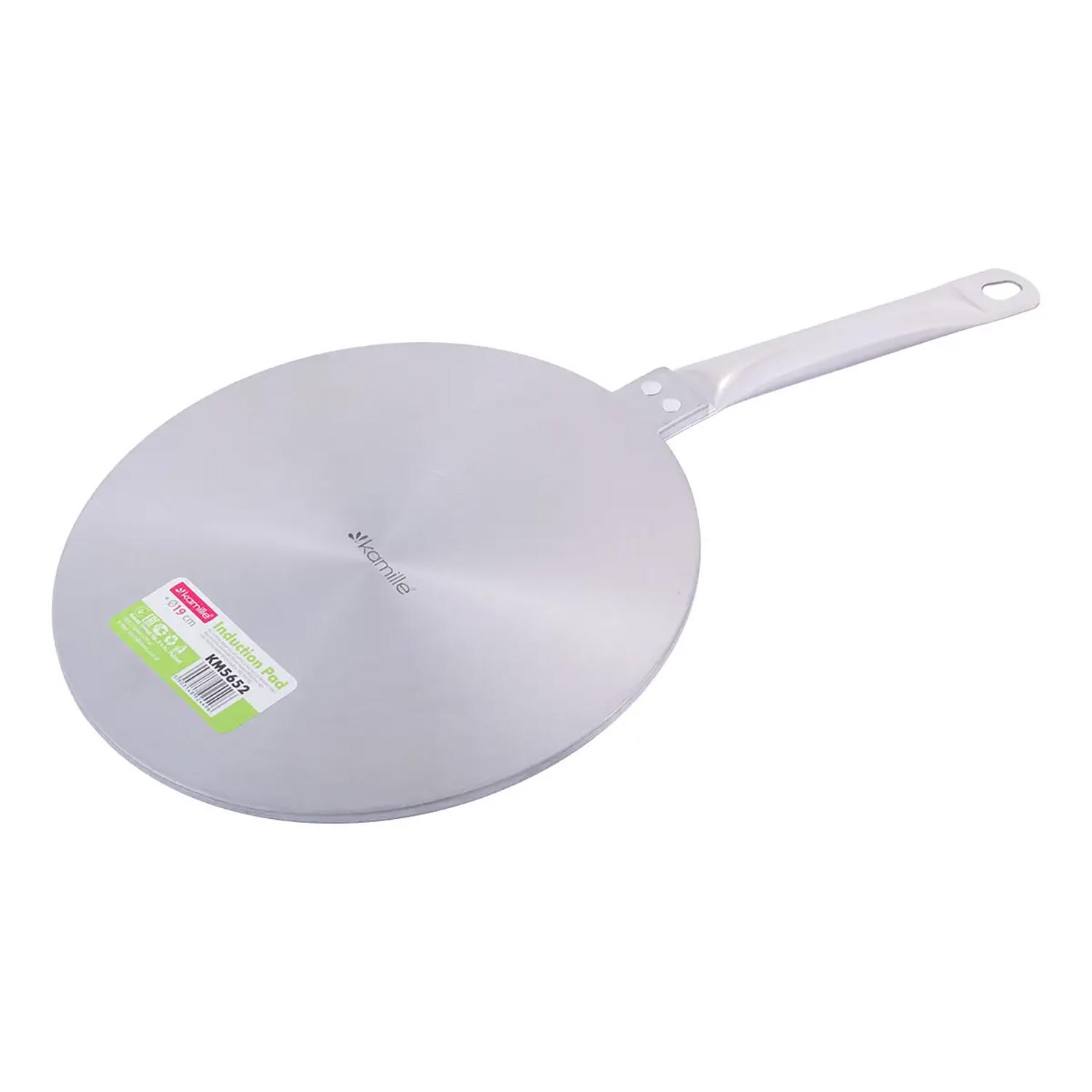 Адаптер-перехідник Kamille для індукційної плити панелі з нержавіючої сталі Ø 19 см (86861) - фото 4