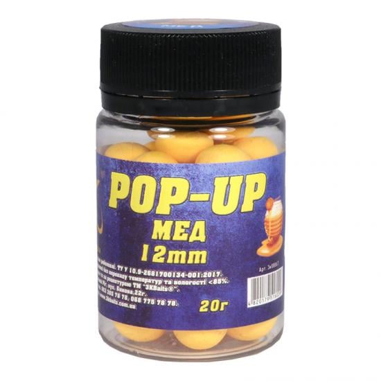 Бойл плаваючий 3KBaits Pop-up Мед 12 мм 20 г (3KB1885)