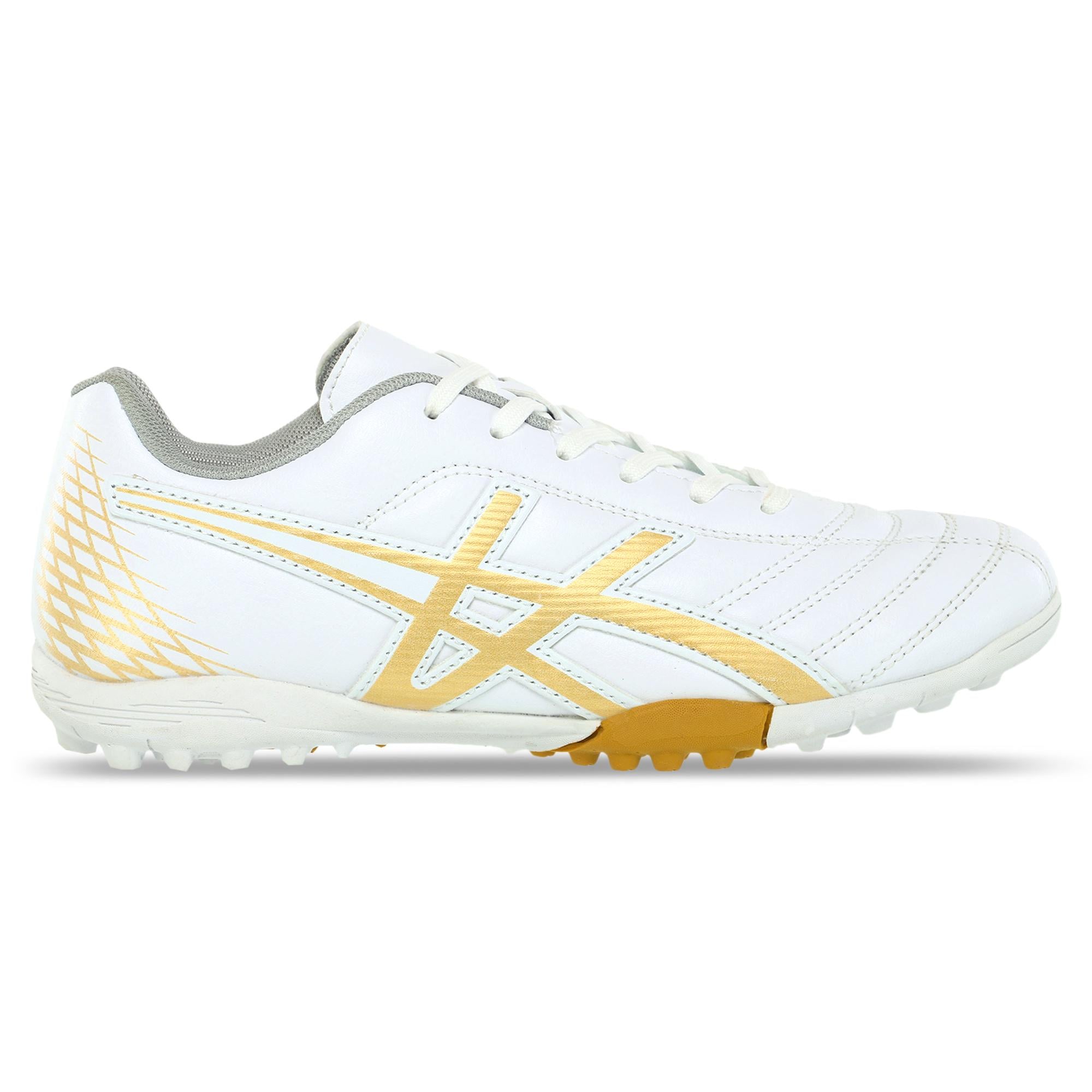 Сороконожки футбольные детские GUANJUNBAO 2022-1 р. 36 Белый/Золотой