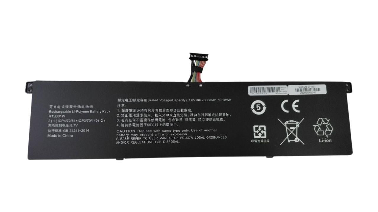 Аккумулятор для ноутбука Xiaomi R15B01W Mi Pro 15,6 7,6V 7800 mAh (074333)