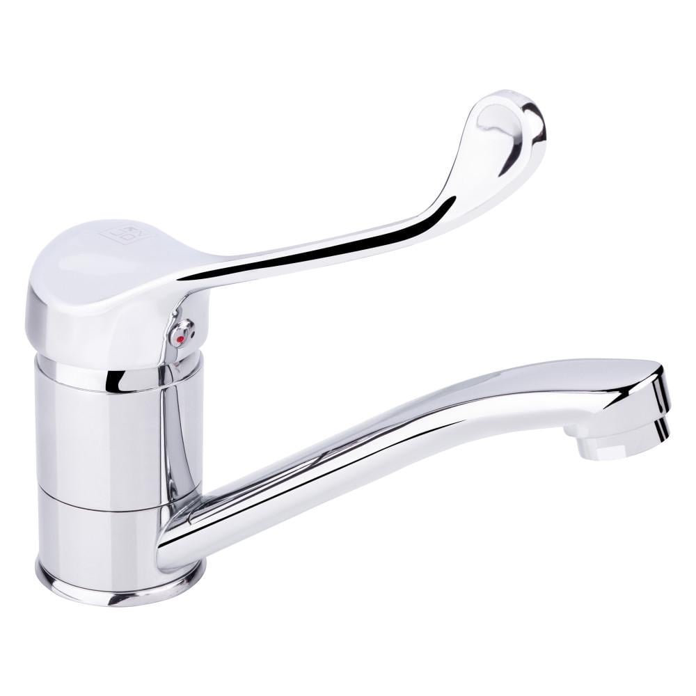 Смеситель для раковины локтевой Lidz Watt 002M с поворотным изливом k40 LDWAT002MCRM34861 Chrome (2553560425)